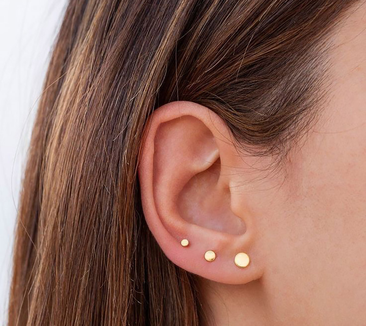 گوشواره حلقه ای طلا
