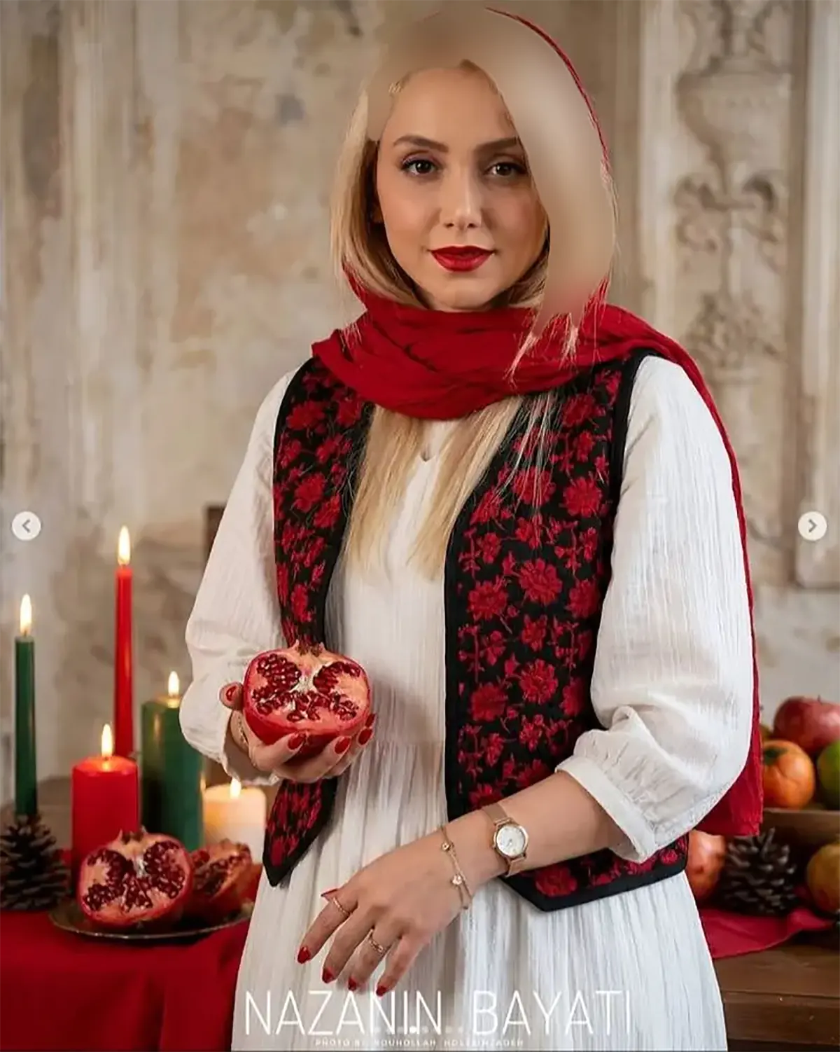 عکس شب یلدا بازیگران