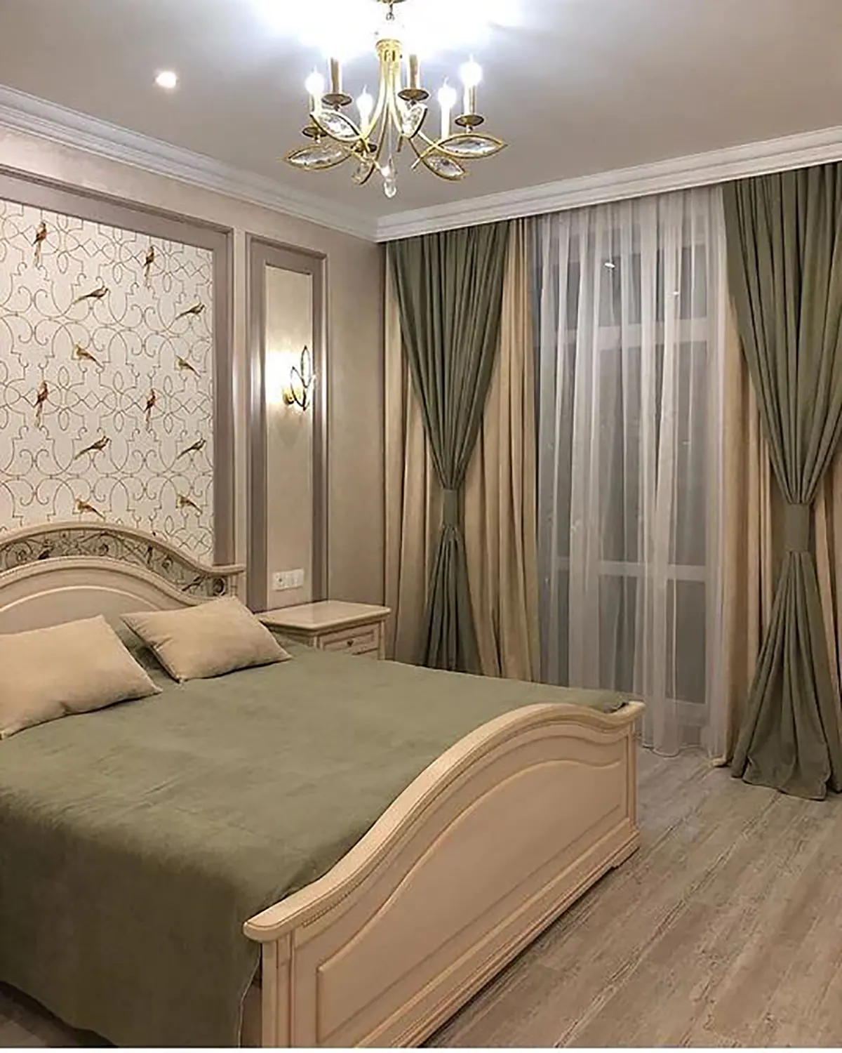پرده اتاق خواب کوتاه