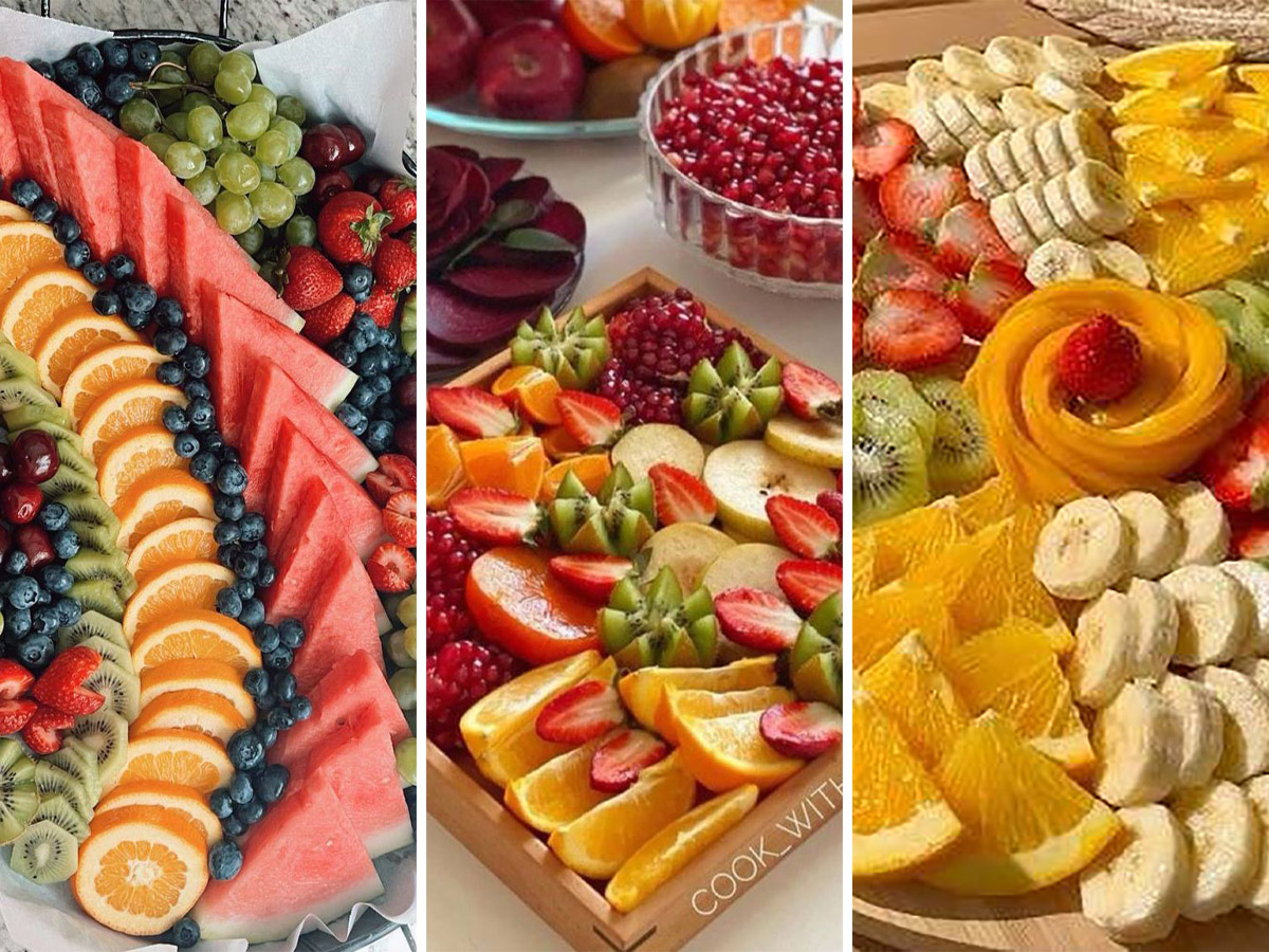 سینی میوه پاییزی برای تولد