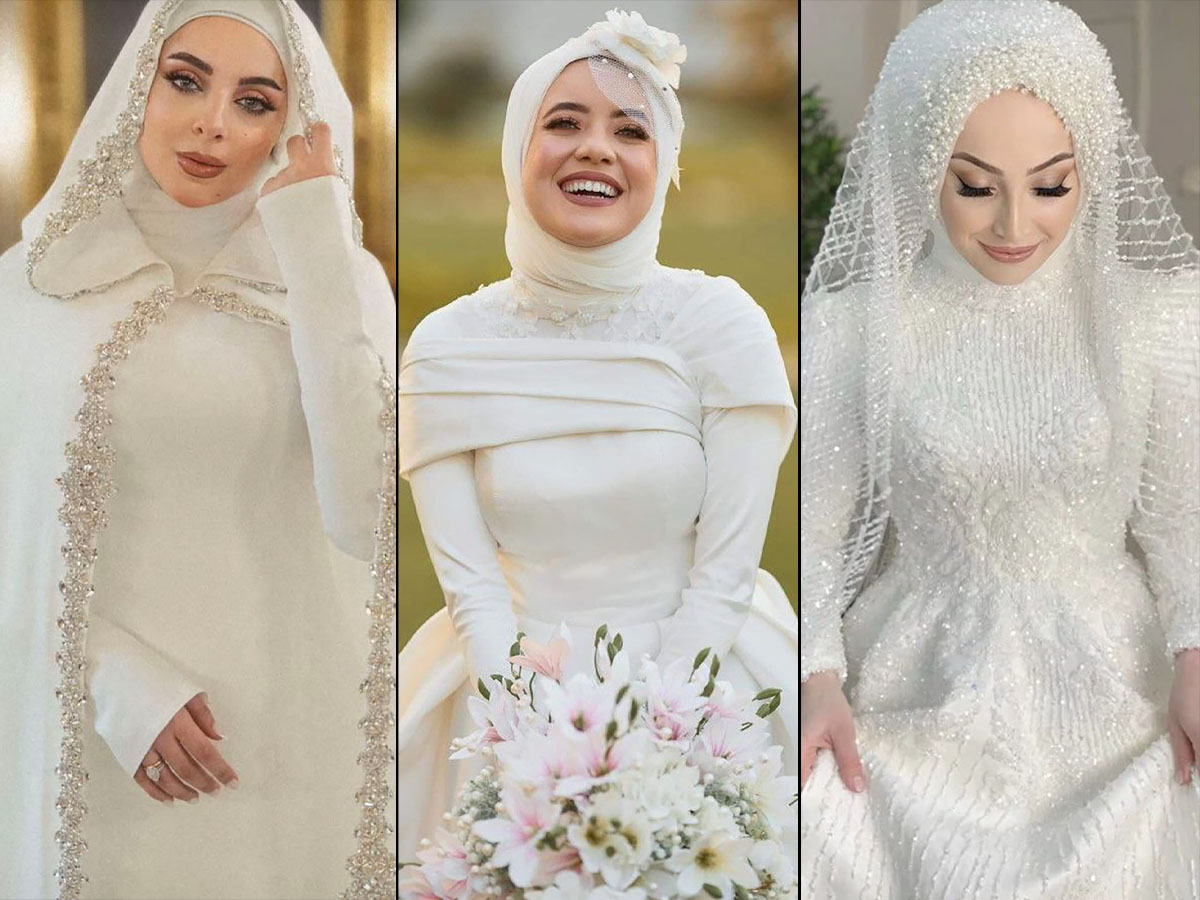 عروس با حجاب زیبا