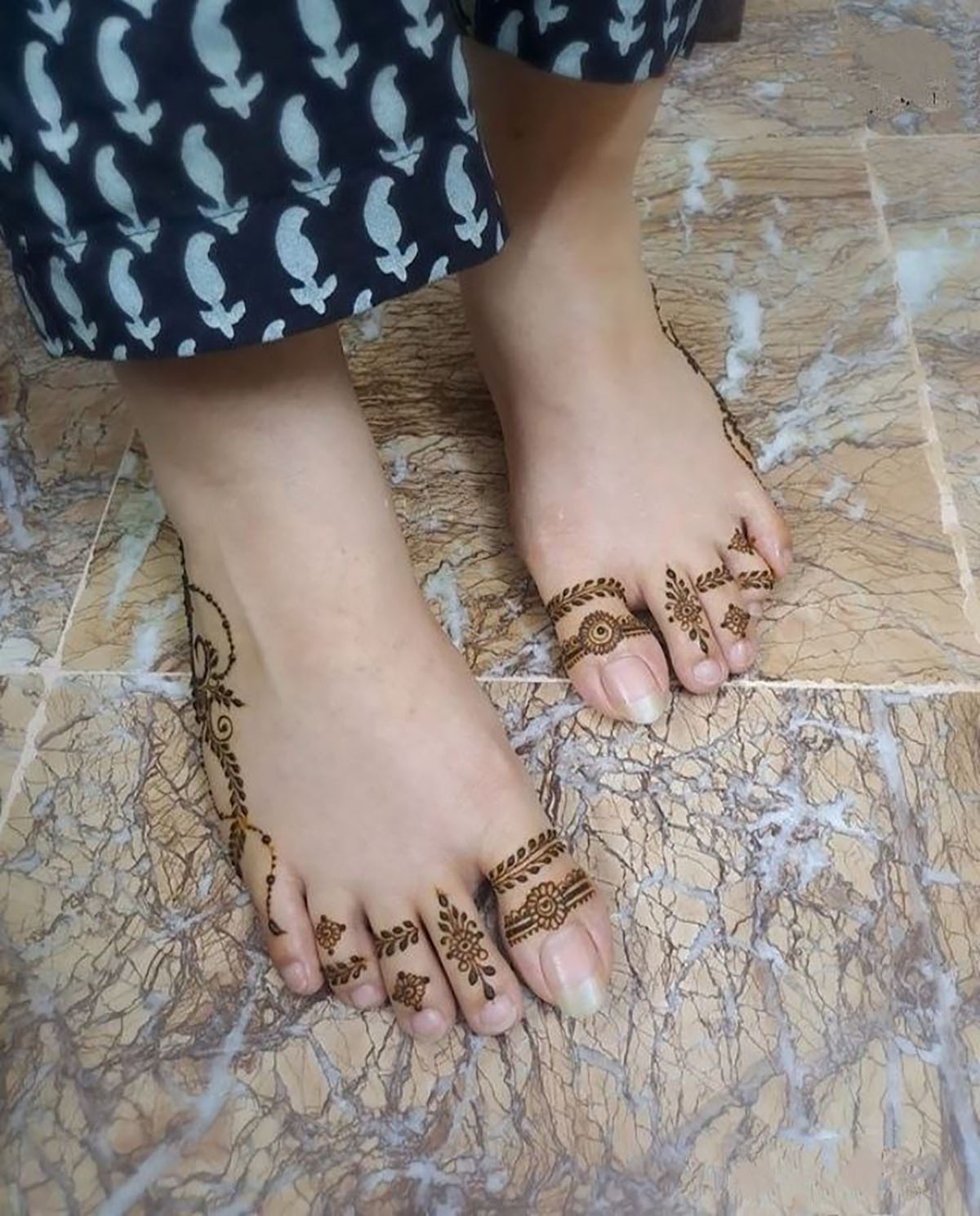 طرح حنا گل