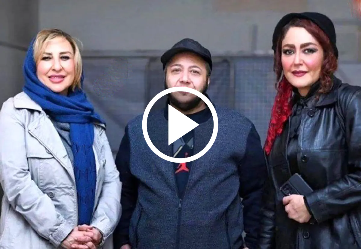 مازیار لرستانی و همسرش