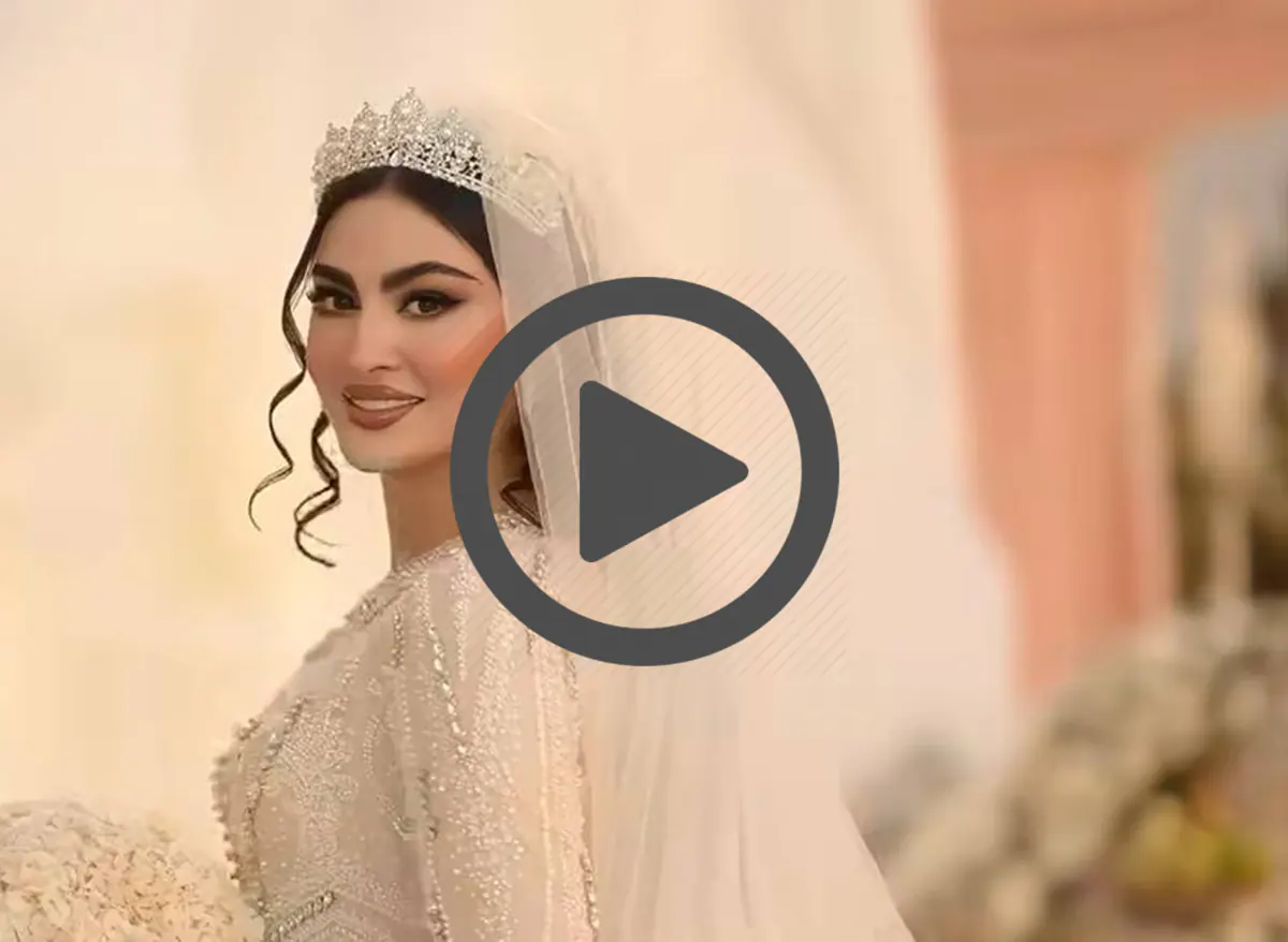 زیباترین کیک عروسی ایران در عروسی خانم بازیگر