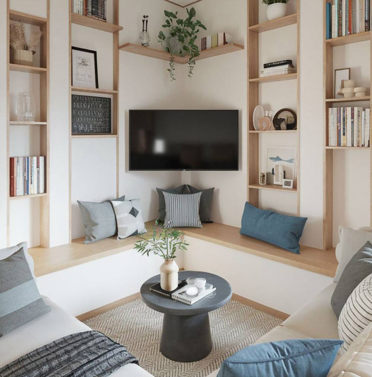 چیدمان مبل روی فرش
