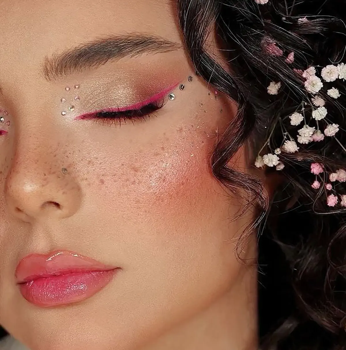 میکاپ عروسکی قبل و بعد
