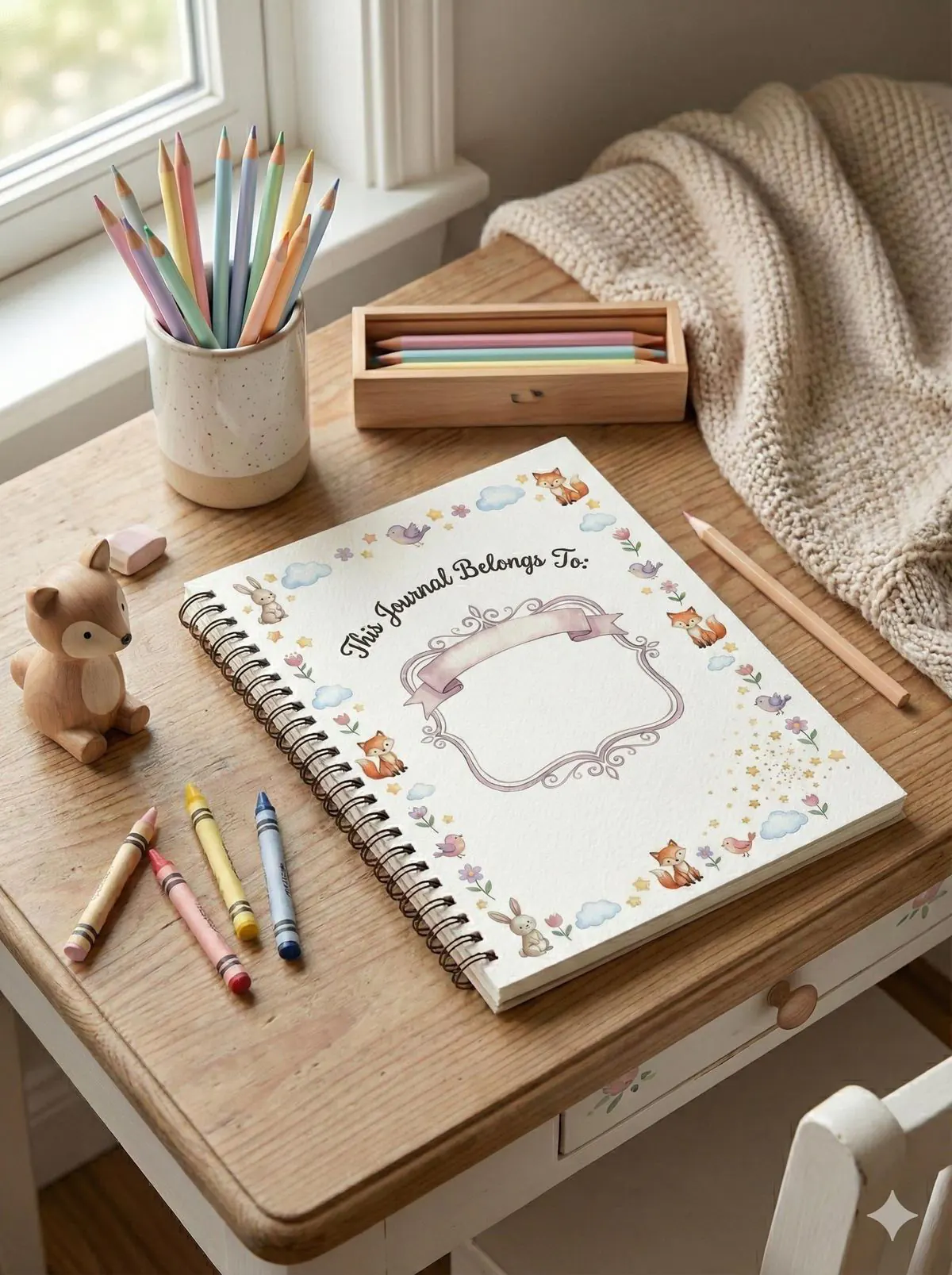 دفترچه یادداشت فانتزی دخترانه
