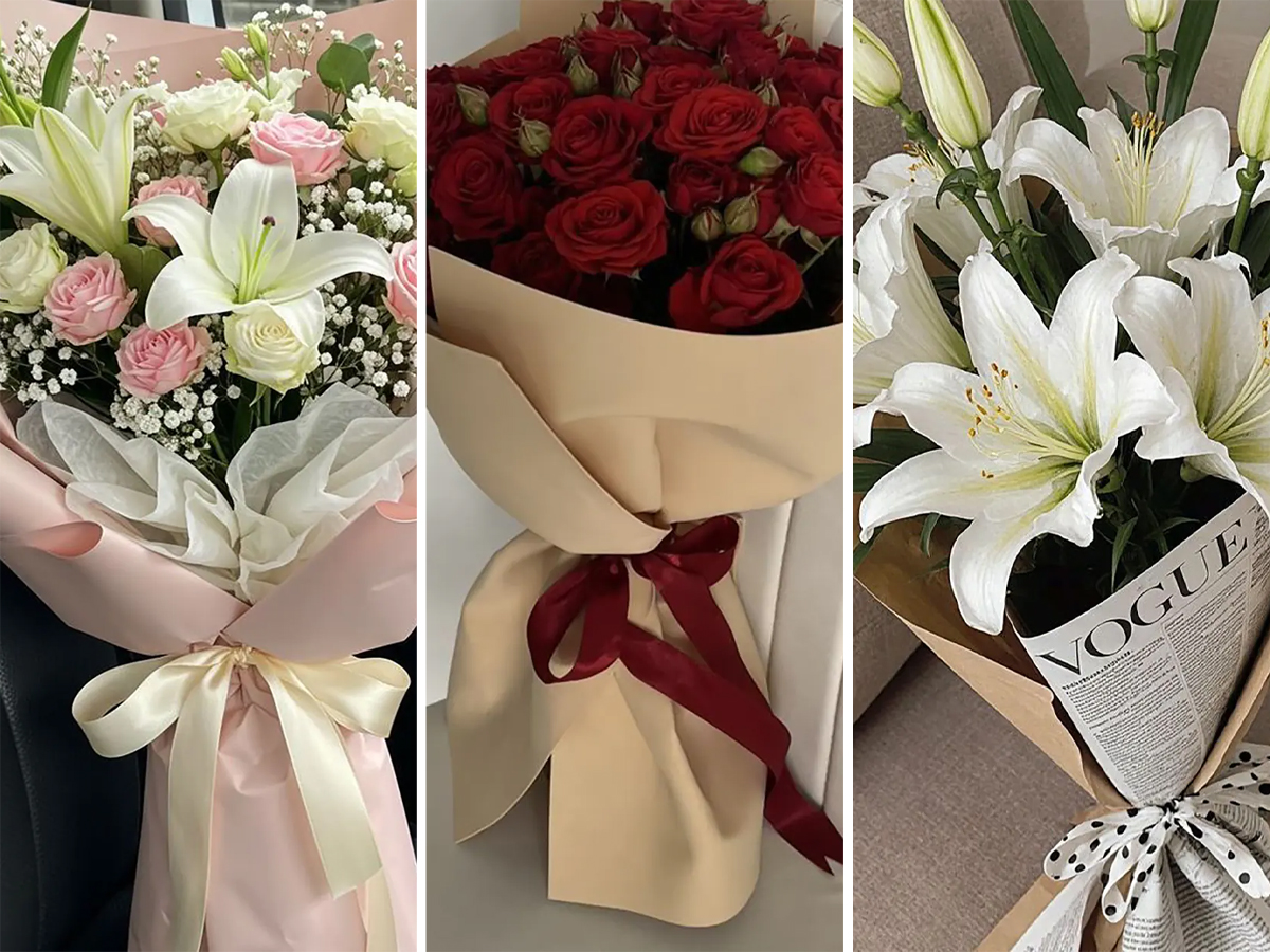 دسته گل کوچک برای هدیه
