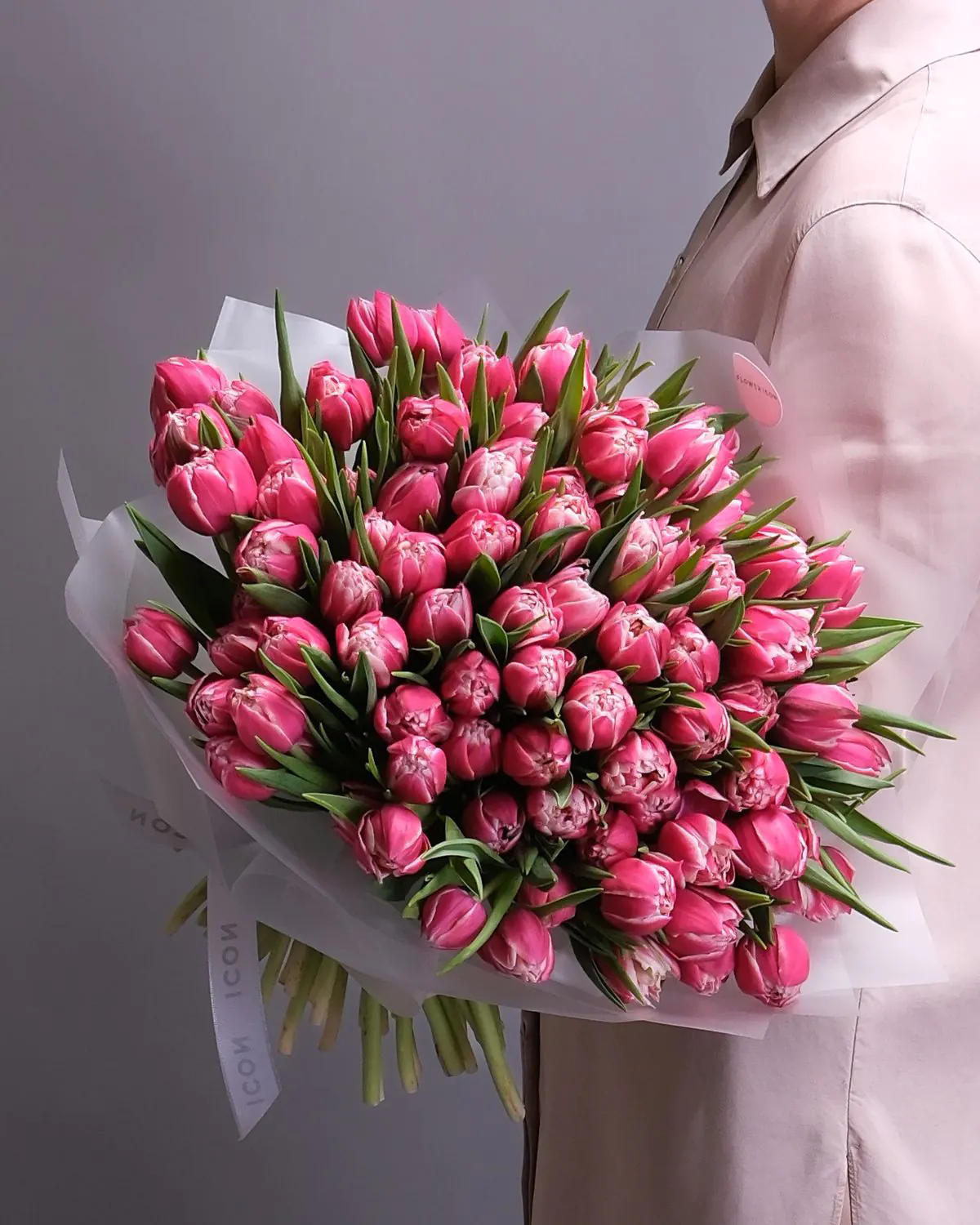 دسته گل لاله مصنوعی 