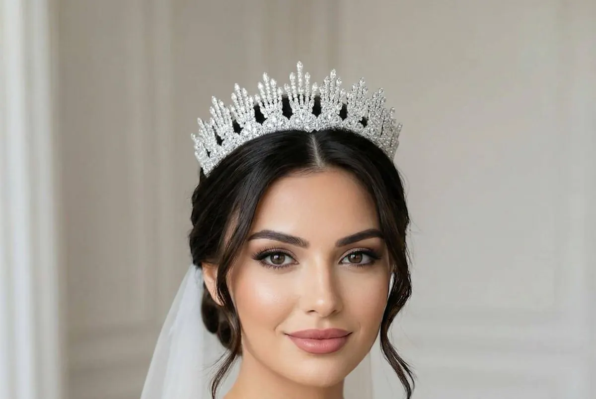 تاج عروس ورد
