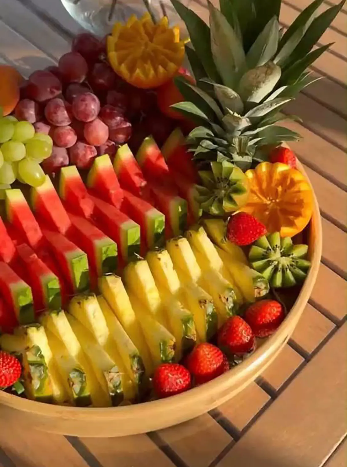 تزیین میوه پاییزی برای مهد کودک
