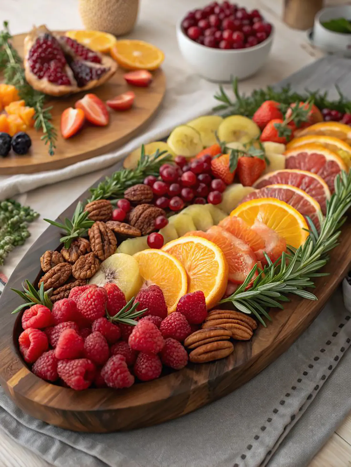 تزیین میوه برای مهمانی رسمی
