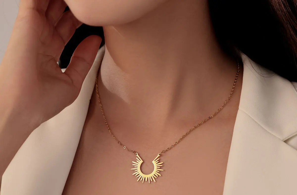 گردنبند مینیمال دخترانه طلا