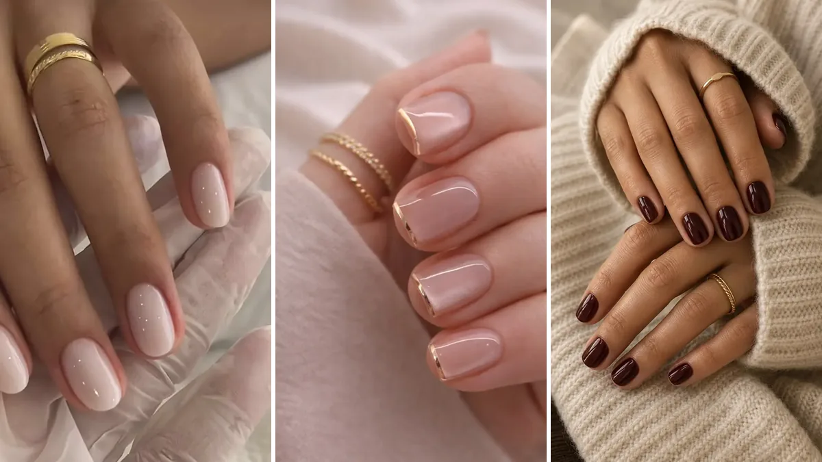 طرح ناخن کوتاه شیک ۱۴۰۵ کلاژ مدل‌های ترند